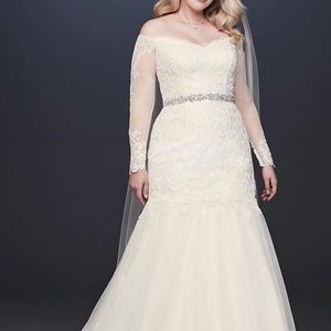 David's Bridal Wedding Dress Size 18